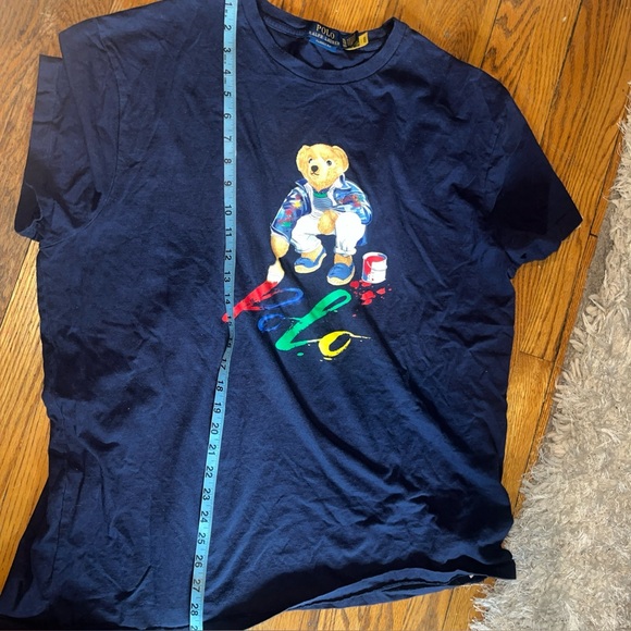 Polo Ralph Lauren Men's Navy Polo Bear Graphic Crew-Neck T-Shirt Size XL - Picture 3 of 16
